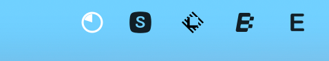 Active Timer - Shows the timer running in the menu bar