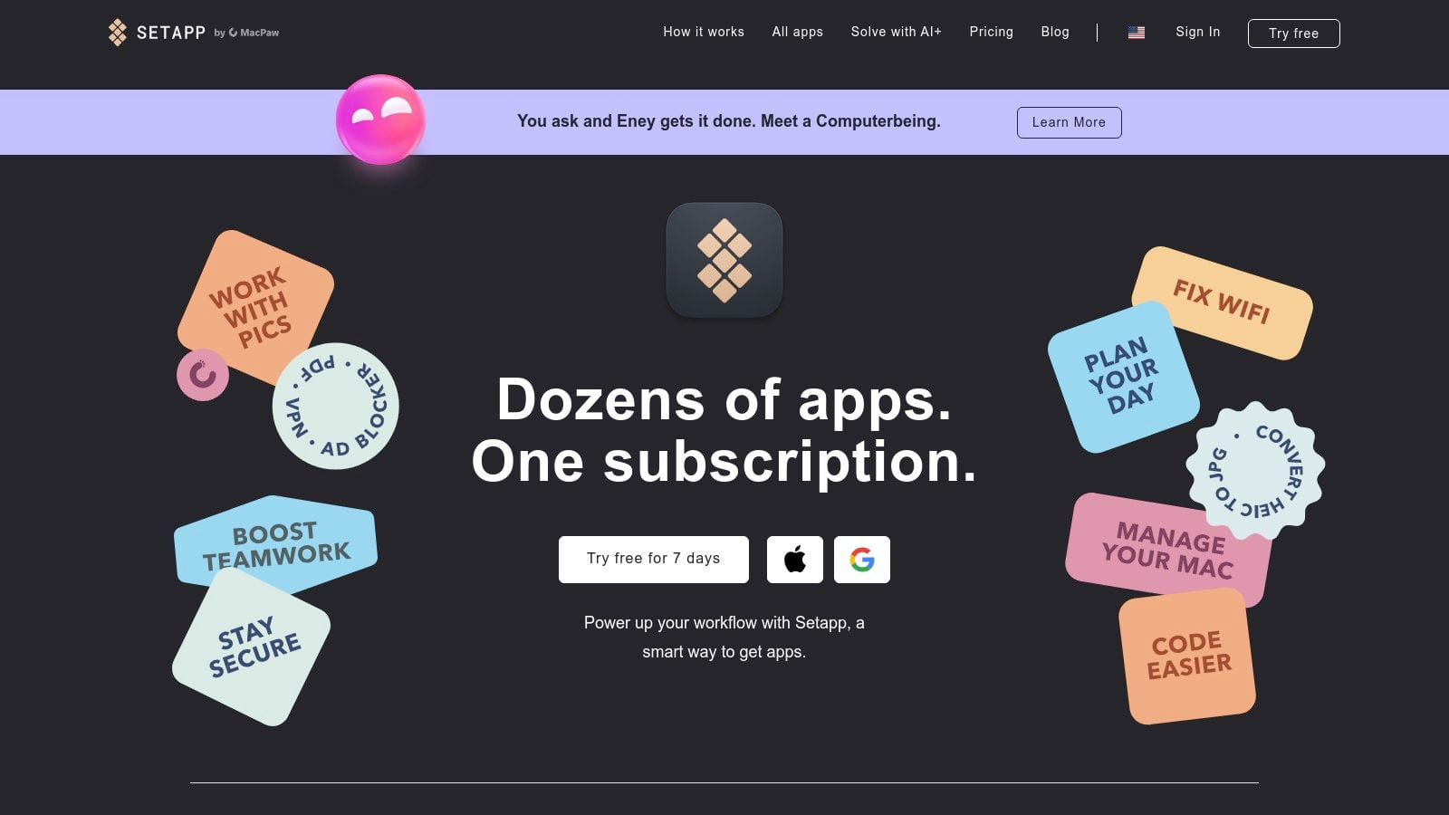 Setapp app catalog