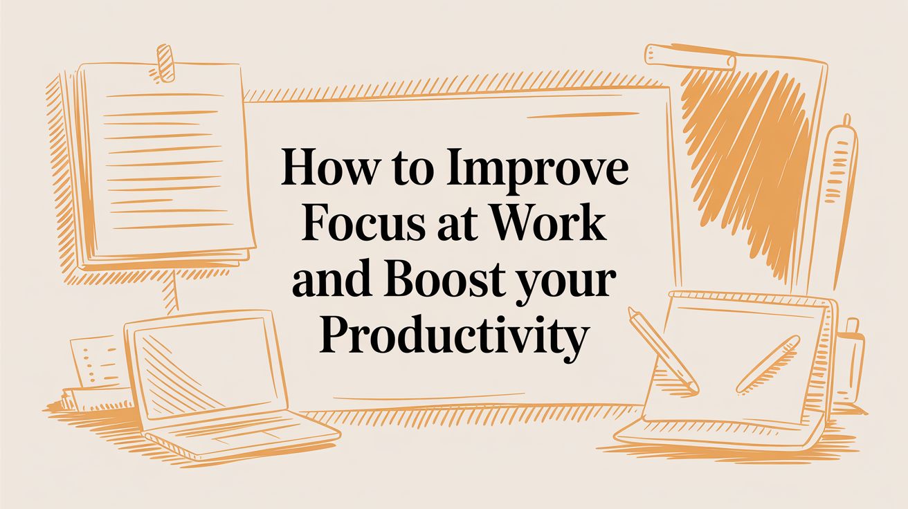 How to Improve Focus at Work and Boost Your Productivity