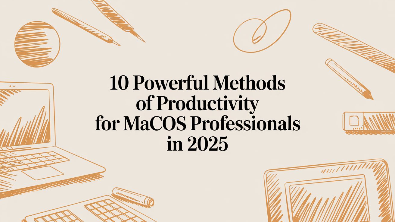 10 Powerful Methods of Productivity for macOS Professionals in 2025